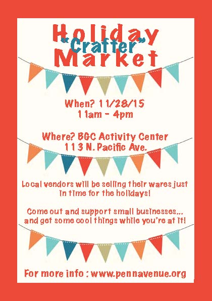 BloomGarCorp's tweet photo. Need some holiday gifts and want to #ShopSmall today? Head to the Holiday Crafter Market! https://t.co/Kt1nffr716