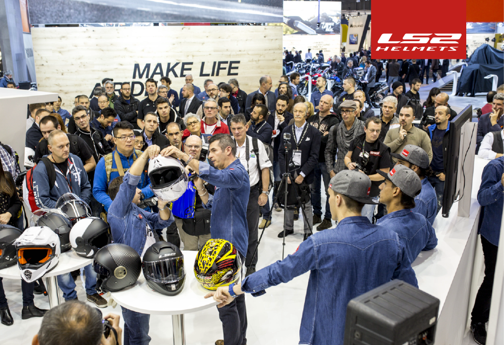 LS2Official's tweet photo. EICMA 2015. GREAT SUCCESS
THANKS! 
#EICMA #LS2Helmets #LS2AlwaysHead #LS2moments #LS2riders 
https://t.co/42Sl4Jpqky https://t.co/1hImSRu9fa