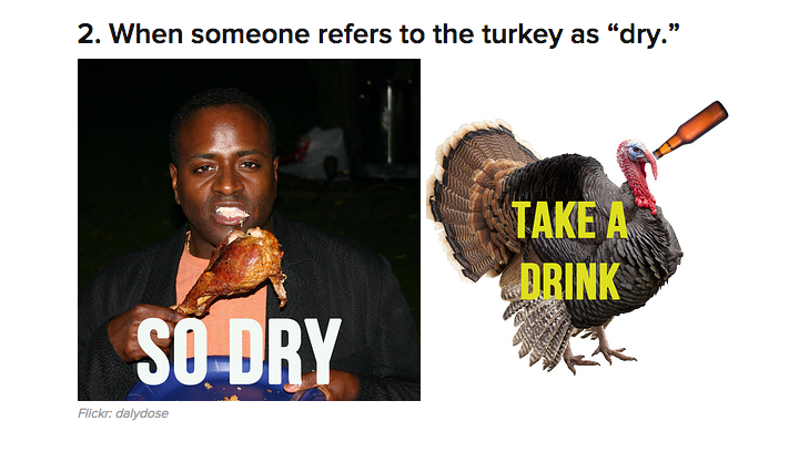 BuzzFeedComedy's tweet photo. The Ultimate Thanksgiving Drinking Game https://t.co/xMVX2PDK8F https://t.co/zckUF9uO26