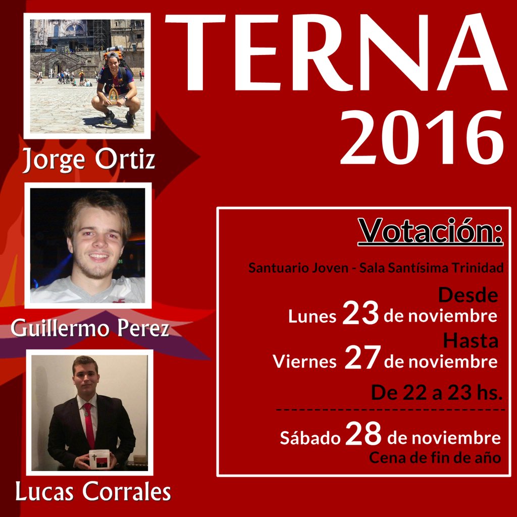 JMUPY's tweet photo. ¡Terna 2016! Tu voto decide. Todos somos parte: https://t.co/aOpb0Bs0mm
