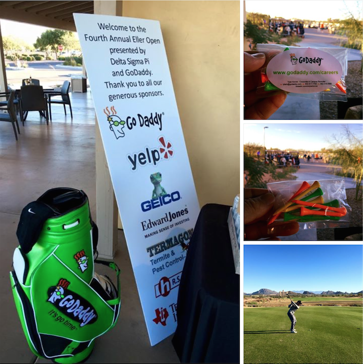 GoDaddyLife's tweet photo. #TeamGoDaddy had a blast meeting some great students from @UofA at the @EllerCollege Open last weekend. #BearDown https://t.co/ZpgIFY4hUC