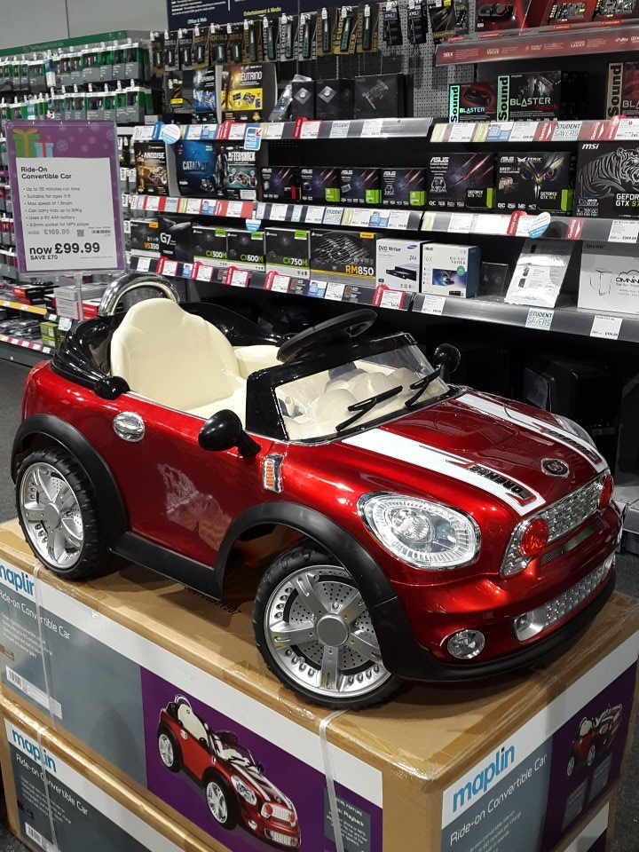 maplin ride on car