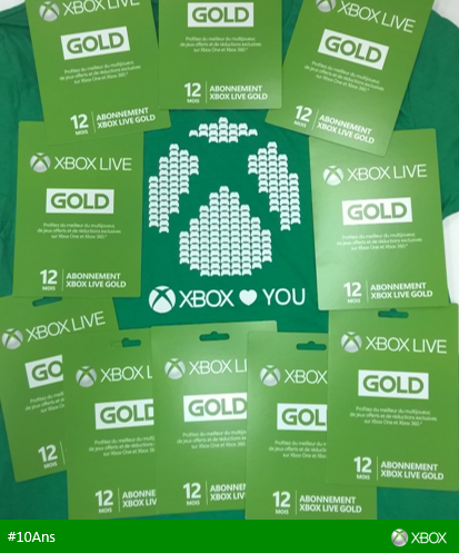 XboxFR's tweet photo. Le grand final: RT et tweet #Xbox360 #10Ans pour tenter de gagner 10 ans de #XboxLive ! https://t.co/n8KXVqbiIF