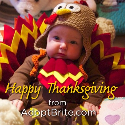 Happy Thanksgiving from AdoptBrite.com