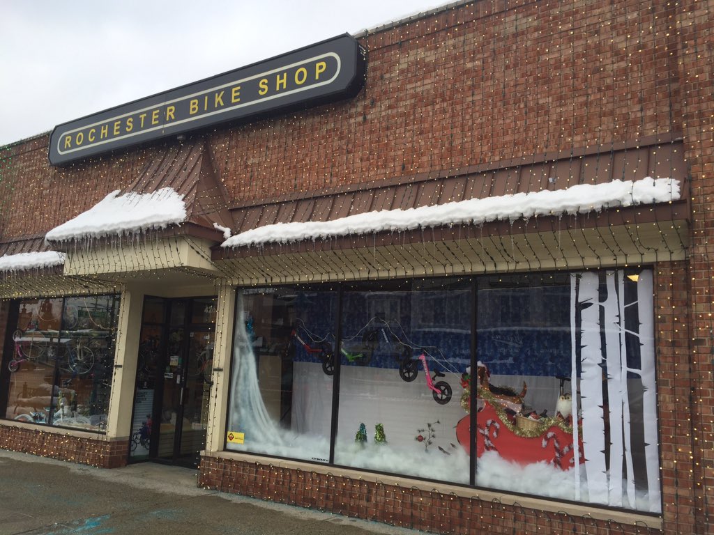 #bigbrightlightshow lights are on, window display is done, bring on #SmallBusinessSaturday