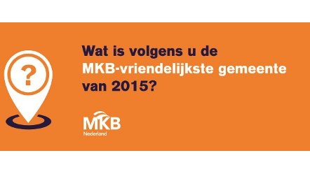 Welke gemeente is het #MKB vriendelijkste? bit.ly/1Xm6Af6