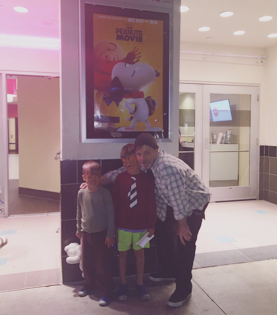 Mark Hamill on Twitter "Perfect Sunday with the stand in grandchildren, and my daughter (not