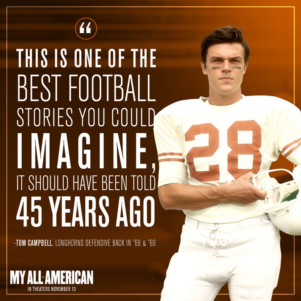 MattDickerson's tweet photo. Go see @MyAllAmerican in theaters now.Inspirational film that'll stir your hearts! #Football #Faith #Family #MustSee https://t.co/s0HHSE469d