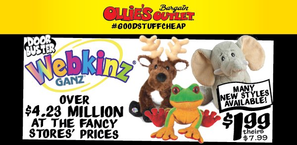 Ollies On Twitter Blackfriday Preview Webkinz Just 1 99 Doors Open Black Friday 5 Am More At Https T Co Smqnawthpw Https T Co Dwfop9lvw4