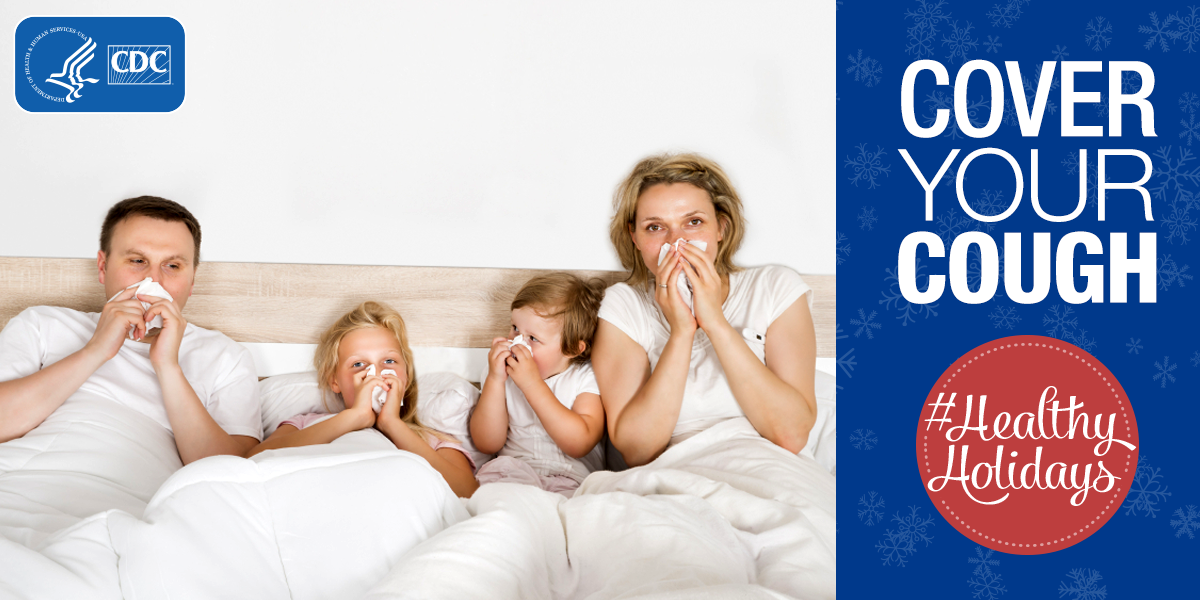 CDCgov's tweet photo. Don’t let germs come between you &amp; loved ones this holiday season. #HealthyHolidays https://t.co/CxHei2vgQg https://t.co/KqrX8QJLtY