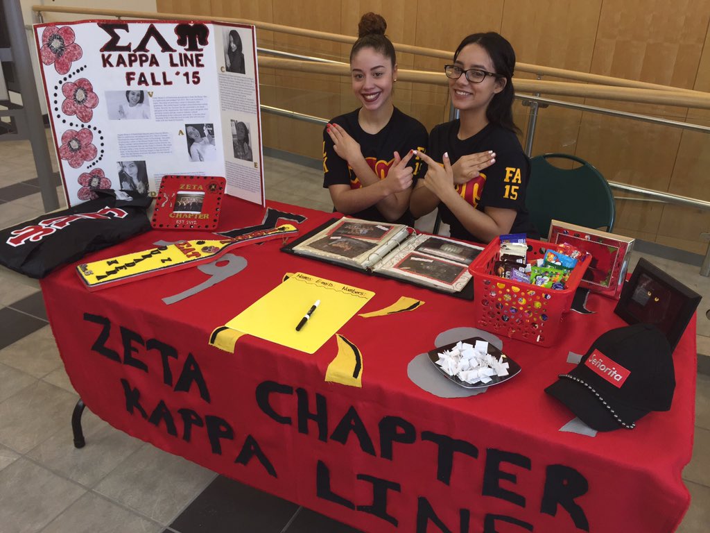 SLU_Zeta's tweet photo. Stop by MCC to say hello to your favorite Señoritas! Pick up a literacy fact and a candy. 💃🏼 https://t.co/ryCYLt1qMJ