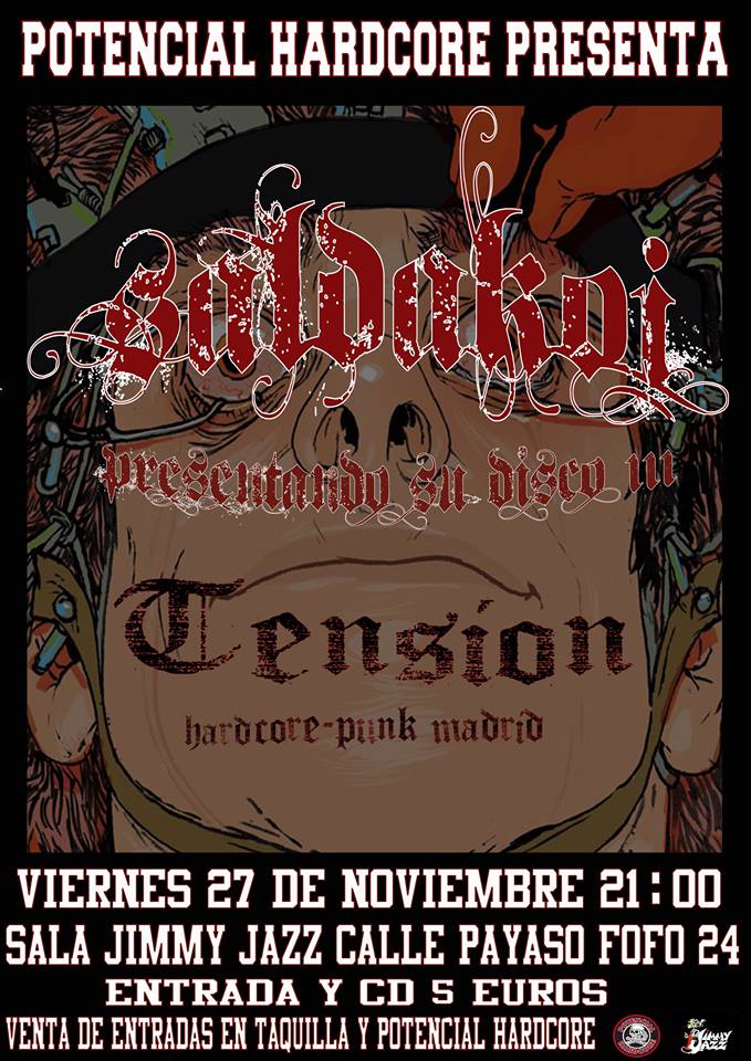 POTENCIALHC's tweet photo. Entradas anticipadas en la tienda para la presentación de "III",el nuevo trabajo de @SALDAKOI en el @JimmyJazzVk https://t.co/vUgoSf4v1h
