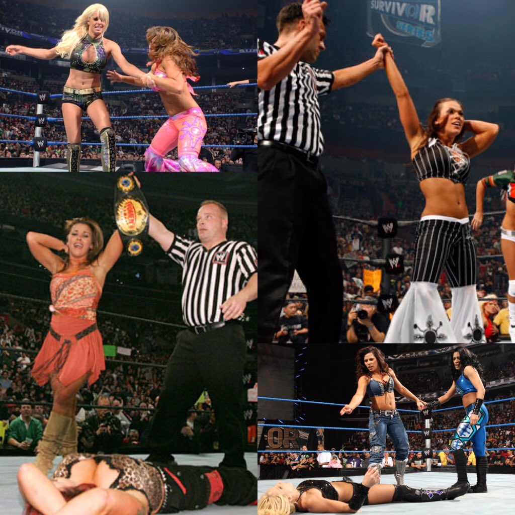 WWEDivaFacts's tweet photo. @MickieJames has never lost a match at #SurvivorSeries #WWEDivas #DivaFacts https://t.co/XfED5XcDC4