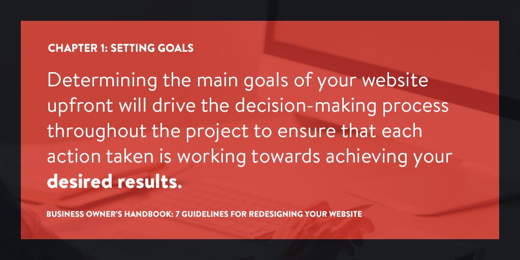 srcollab's tweet image. A quote from our soon to be released #eguide. Focus on setting your website goals early on. #business #webdesign
