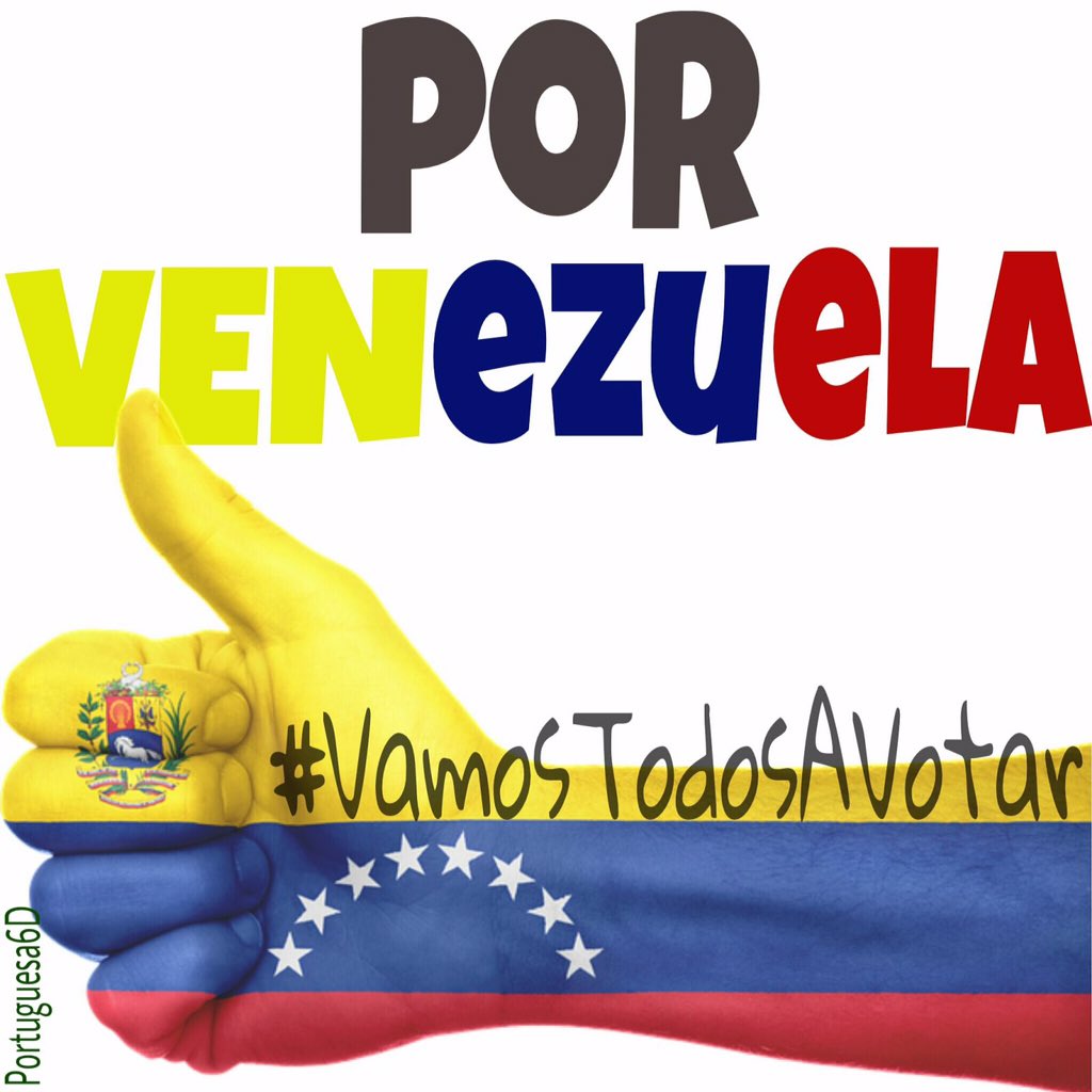 Querer a Venezuela no pasa 
¡Participar es decidir! 
¡CON TU VOTO, TU DECIDES! #VamosTodosAVotar