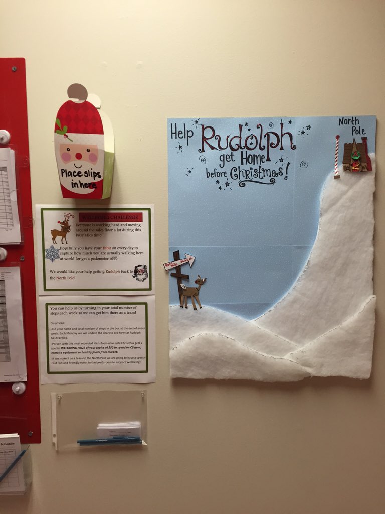 Walking to the North Pole for wellbeing!!! #fitbit #d246 #wellbeing <a href="/GuenetteMelanie/">Melanie Guenette</a> T1862