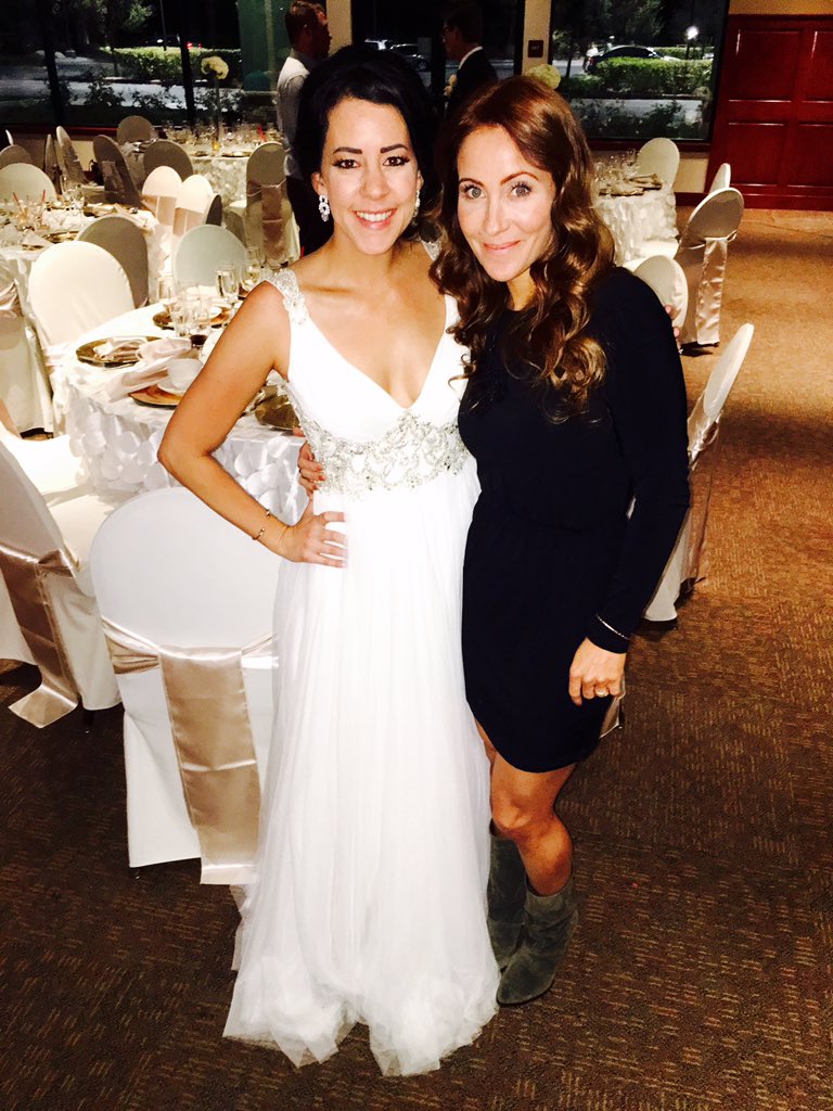 My beautiful friend @elisa_jablonski on her wedding night! Love you girl!  #beautifulbride #weddingday, image size:768x1024