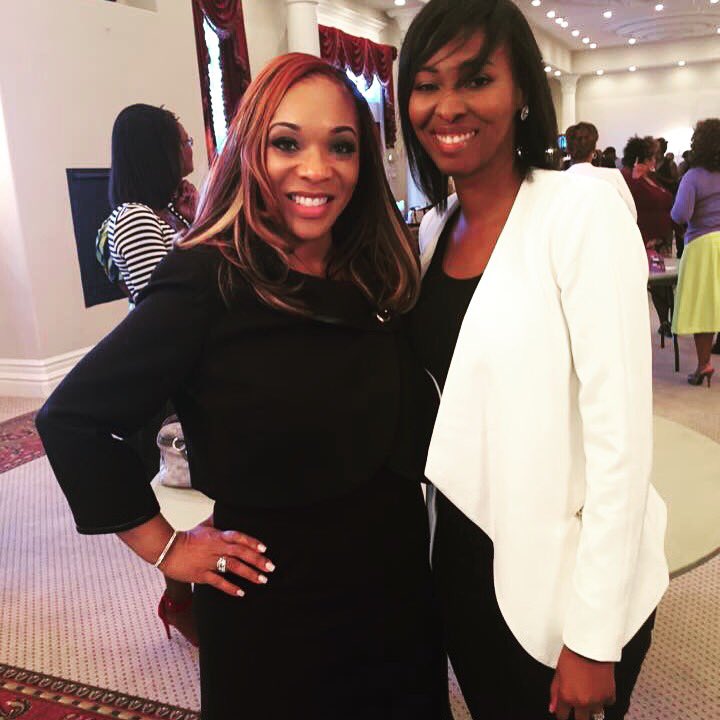 Iam_KimberlyJ's tweet photo. With @WWWGroup founder at the #lemonaidbrunch2015 given by @VidaBratton the #connectionqueen https://t.co/bPzbs2cl6z