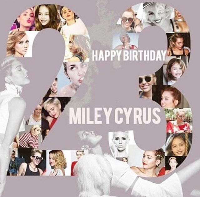 MileysHippiez's tweet photo. HAPPY 23 MILEY 🎉💋😘 #HappyBirthdayMileyCyrus https://t.co/oZeShVyvxP