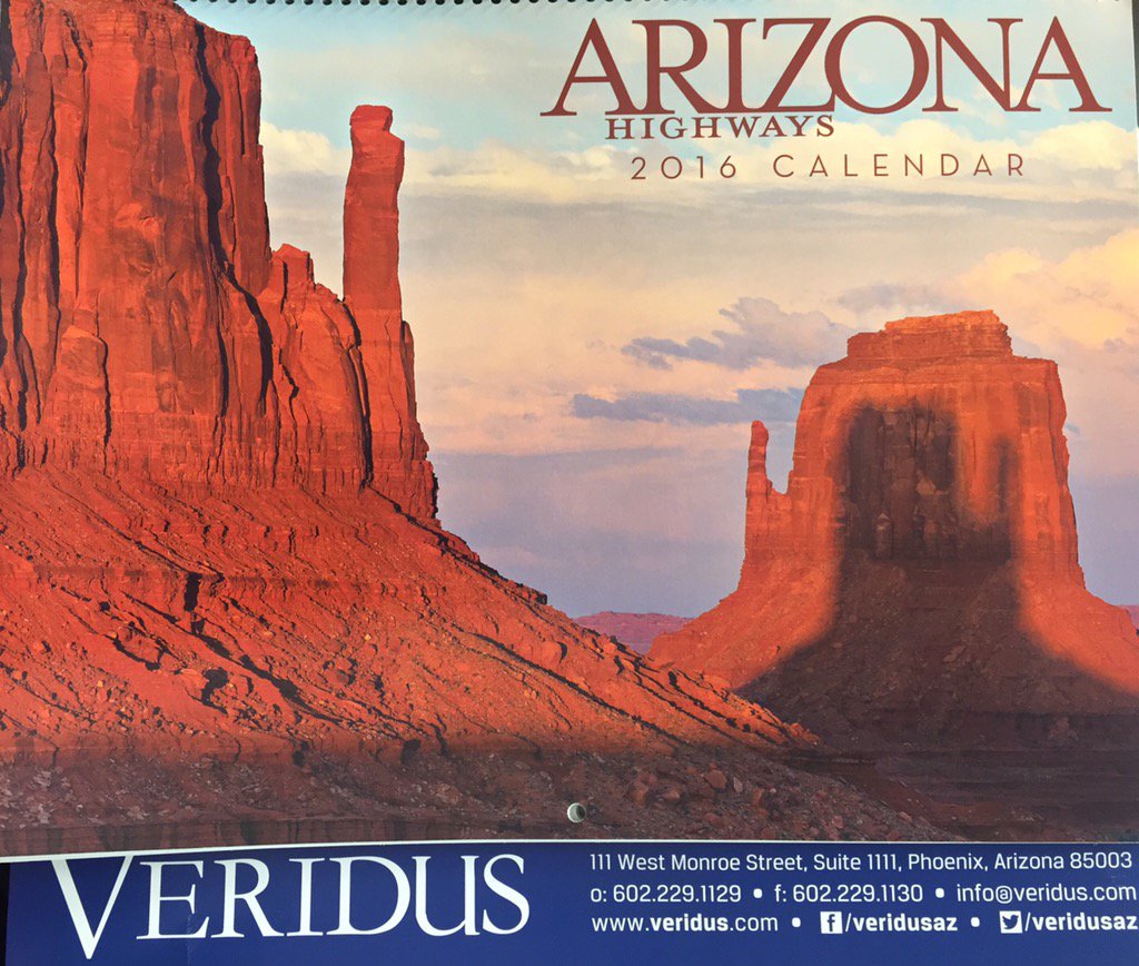 ItalicizedAZ's tweet image. Thanks for the lovely @arizonahighways calendar, @VeridusAZ!