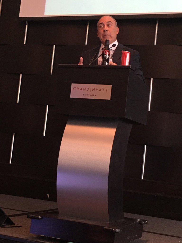 businesstoday's tweet photo. "Our bottles use sustainable plant materials... Because it makes business sense." @MuhtarKent of Coke at #BTIC2015 https://t.co/PIvsEtHm8T