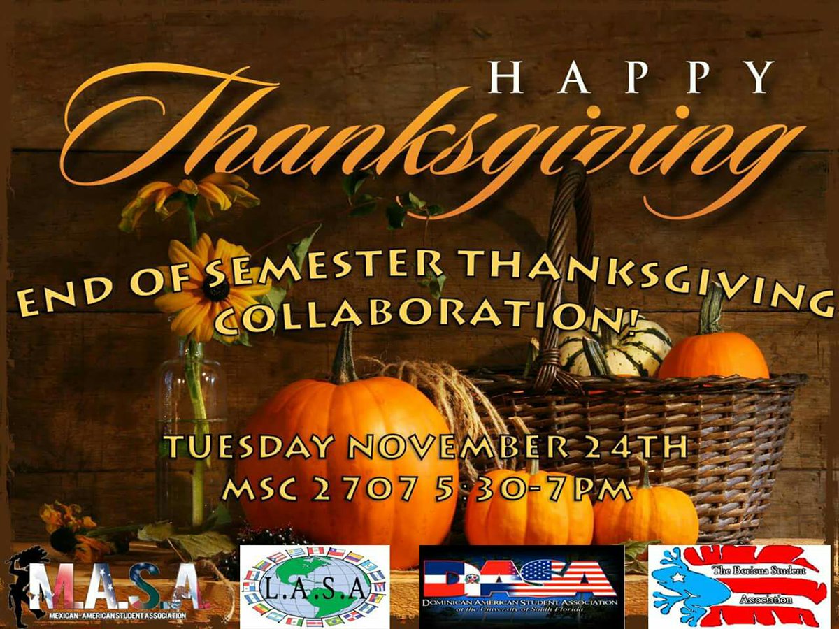 USFLASA's tweet image. Tomorrow evening! Come one, come all! Join us for some fall festivities and to relax before all those finals!