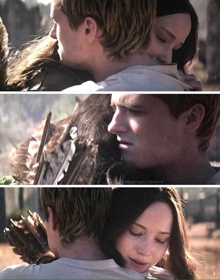 Seeing <a href="/Im_Peetas/">Katniss Everdeen</a> for the first time since the war.