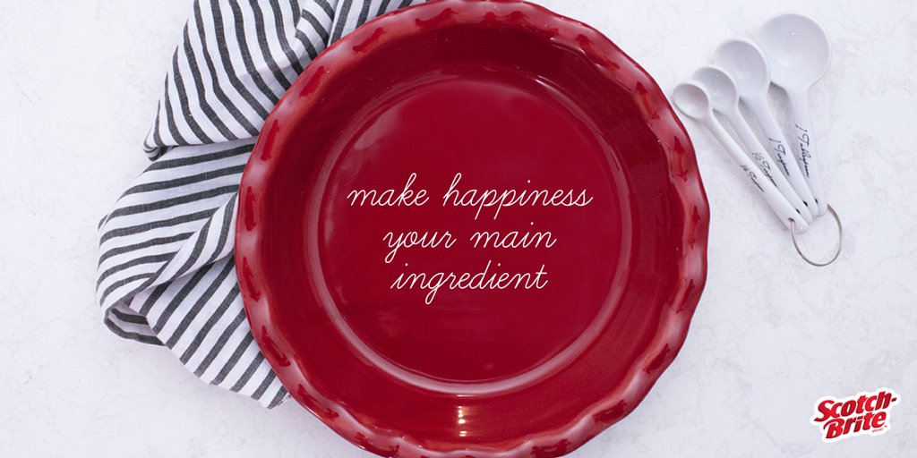 scotchbrite's tweet image. The key to a perfect dish. #CleanFeelsGood