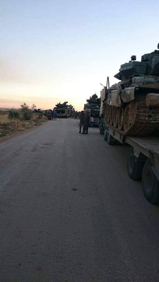 دبابه T-90 الروسيه تظهر لاول مره في سوريا !! CUhTkwYXIAASATO