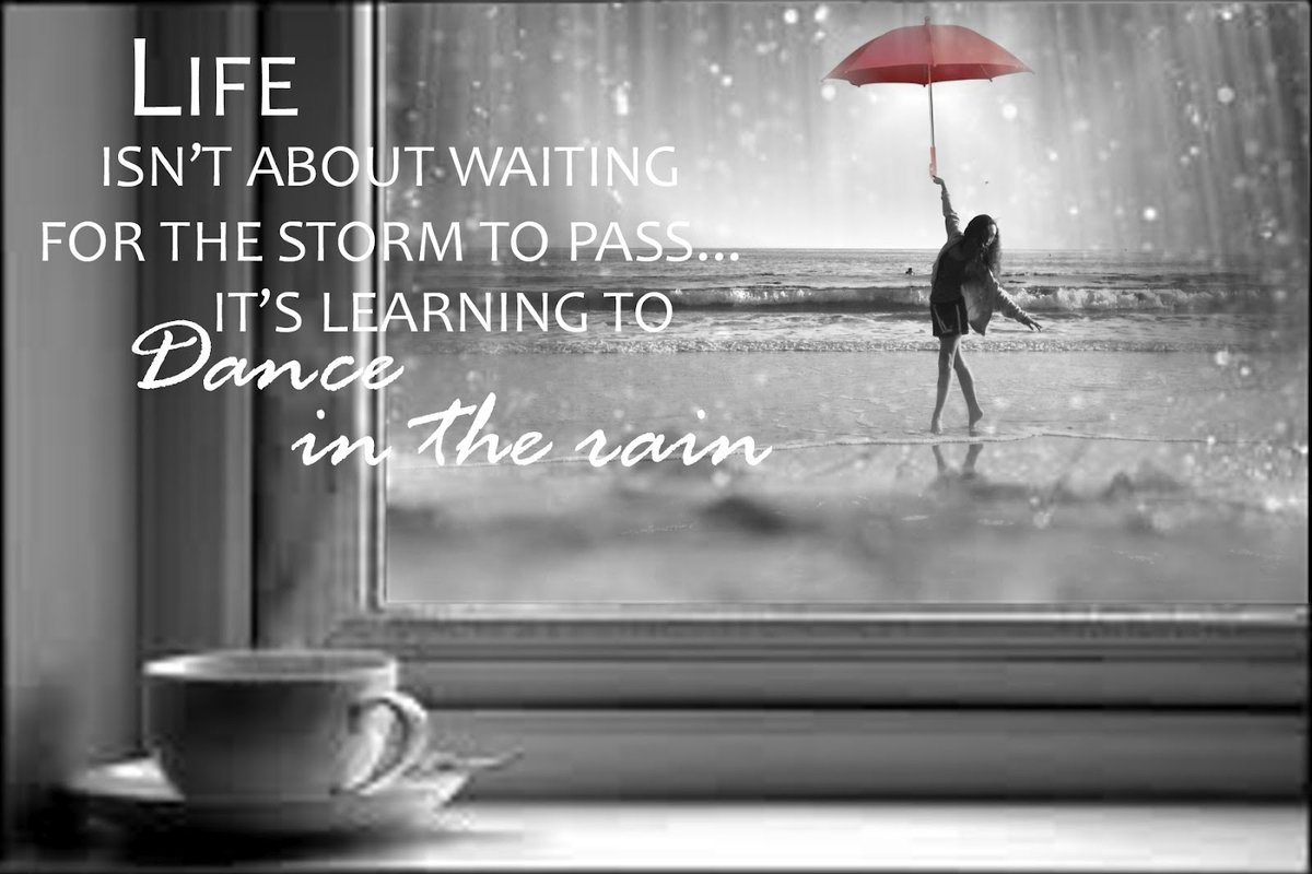 Life isnt about waiting for the storm to pass, it is about learning to dance in the rain #NewJersey!