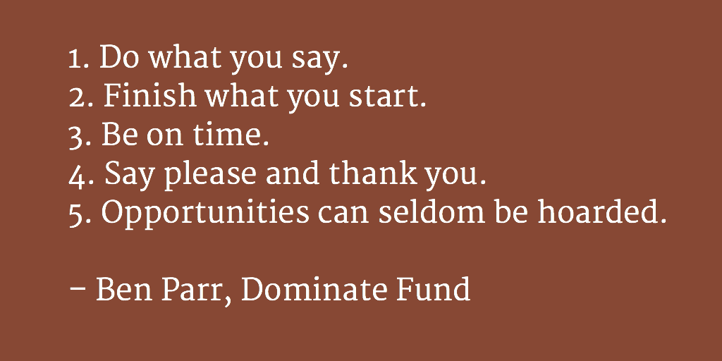 The 5 tips that guided @BenParr to where he is today: producthunt.com/live/ben-parr#…