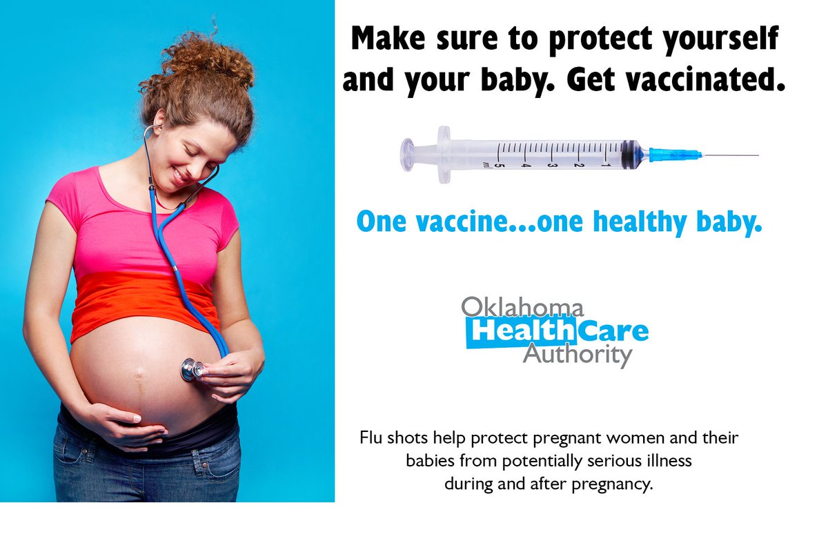 Oklahoma Health Care Authority (@ok_hca) on Twitter photo Flu shots are a safe way to protect a mother and her baby.SoonerCare covers the vaccine for members.<a href="/HealthyOklahoma/">OK Dept of Health</a> Flu shots are a safe way to protect a mother and her baby.SoonerCare covers the vaccine for members.<a href="/HealthyOklahoma/">OK Dept of Health</a>