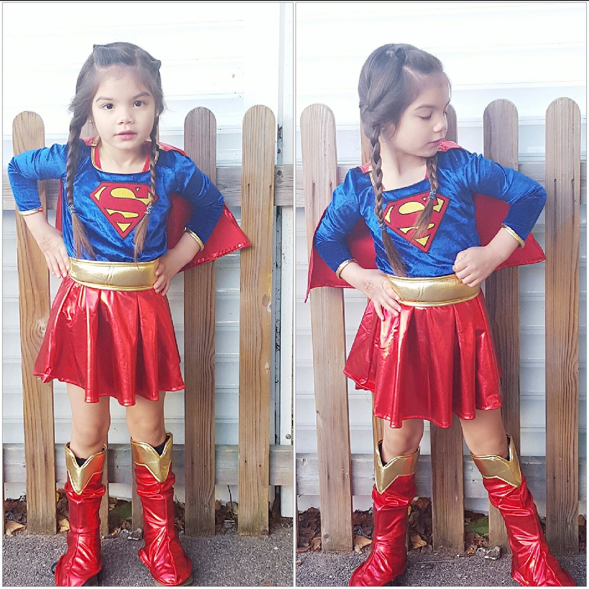 mitchieperez's tweet photo. Late upload 
My baby girl dressing up as #Supergirl  for #childreninneed 😙😙😙
#bizzykid #bizzykidslondon  #model https://t.co/NCYEk5vbvP