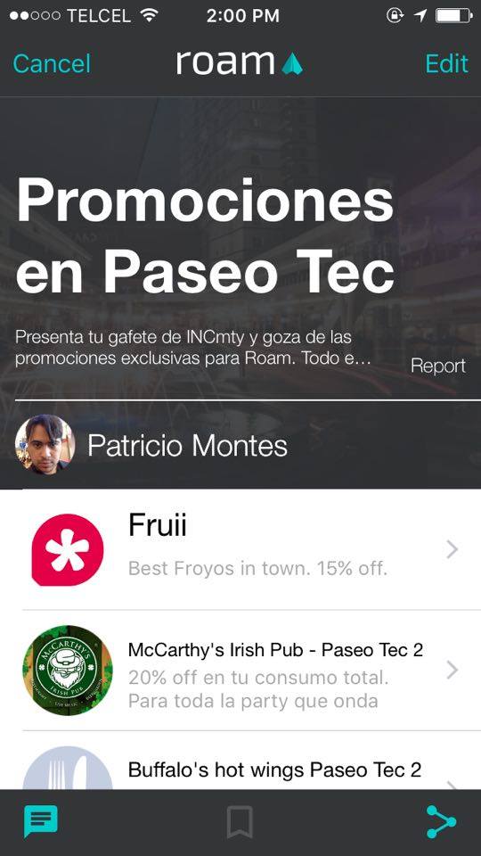 GetRoam's tweet photo. Quieres la lista entera de promociones de #INCmty ? Descarga Roam https://t.co/3YfU6crlON  y encuentra la lista #mty https://t.co/9p2EH6SDNq
