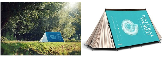 buzzfeedtravel's tweet photo. A tent shaped like a book. Because literature really can take you anywhere you want to go. 
https://t.co/2WChwqmitX https://t.co/tCpoEnEIds