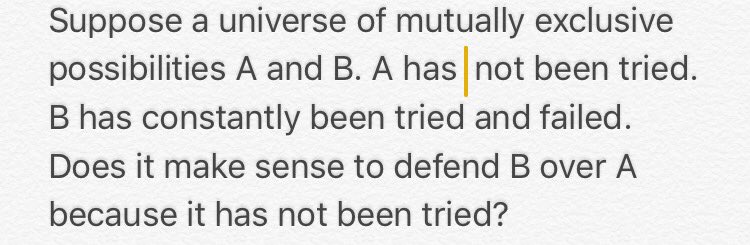 Spanish_Mises's tweet image. @Street5pirit  It&apos;s irrelevant. To prove you wrong I need to prove you wrong not to prove me right #BasicLogic.