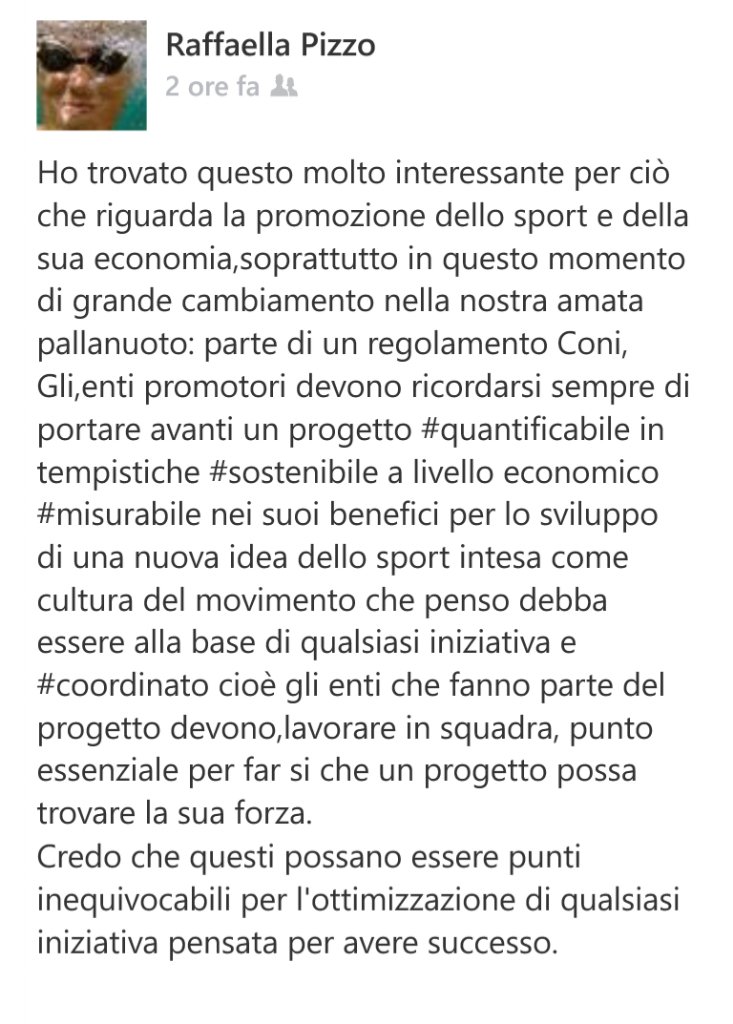 raffa71p's tweet photo. #promozione #sport ed #economia 4 regole @waterpolosmart https://t.co/Oj1ZNzvv4Q