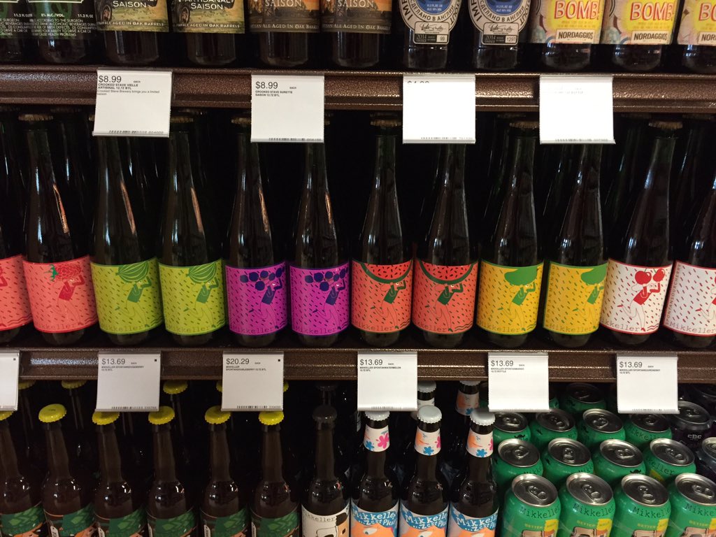 abcbeersean's tweet photo. Added more @MikkellerBeer #sours. Sour cherry. Watermelon. Mango. Here for your enjoyment. #abcocala https://t.co/jRsKjvMJ7s