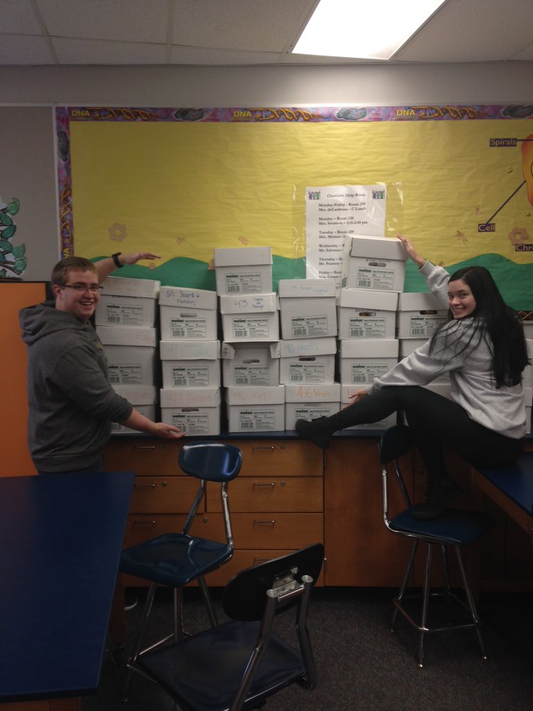 IkeKeyClub's tweet image. Counting party and can sorting was a success! Thank you everyone for all your help!!
