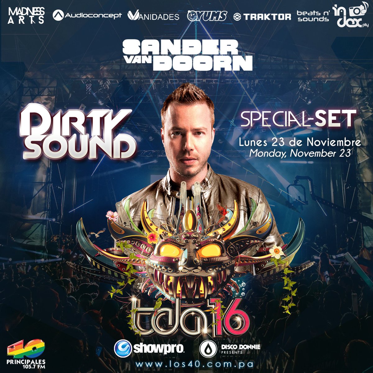 BeatsnSounds's tweet photo. Conoce la biografía de Sander van Doorn #Road2TDA16 @TDAPanama ➡ https://t.co/56gTEgIH0z #BlogBS https://t.co/rx9T6v8W2i
