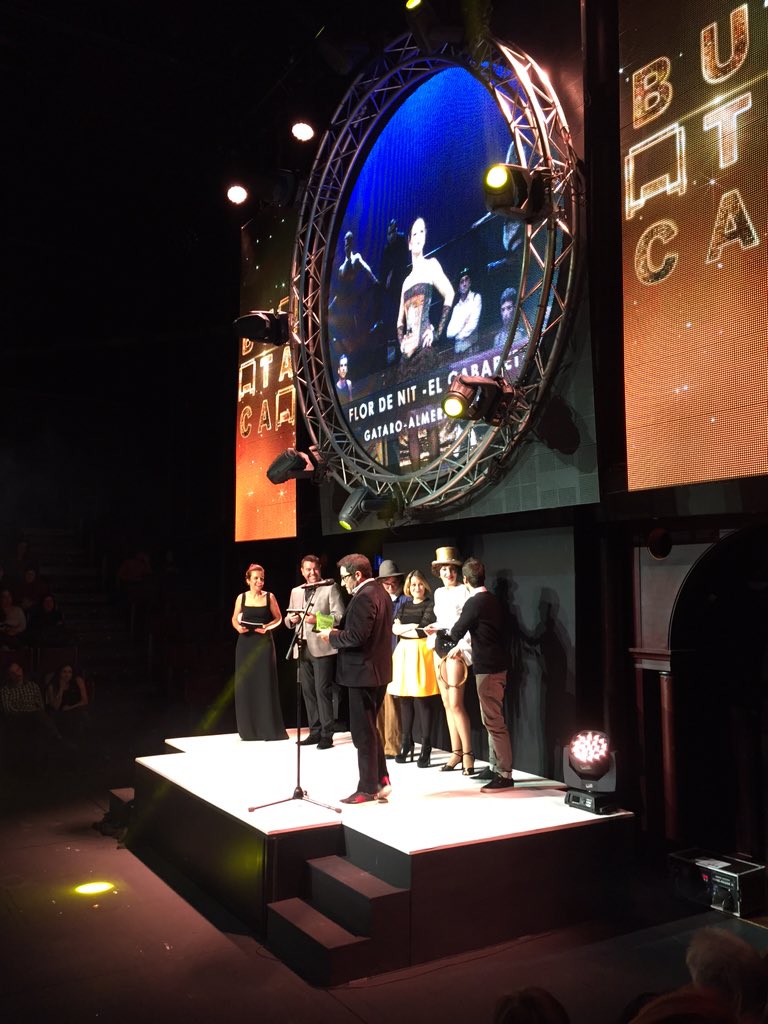 CulturaDIBA's tweet photo. Millor musical per "Flor de nit" #premisbutaca2015 https://t.co/AItVKL9hkp