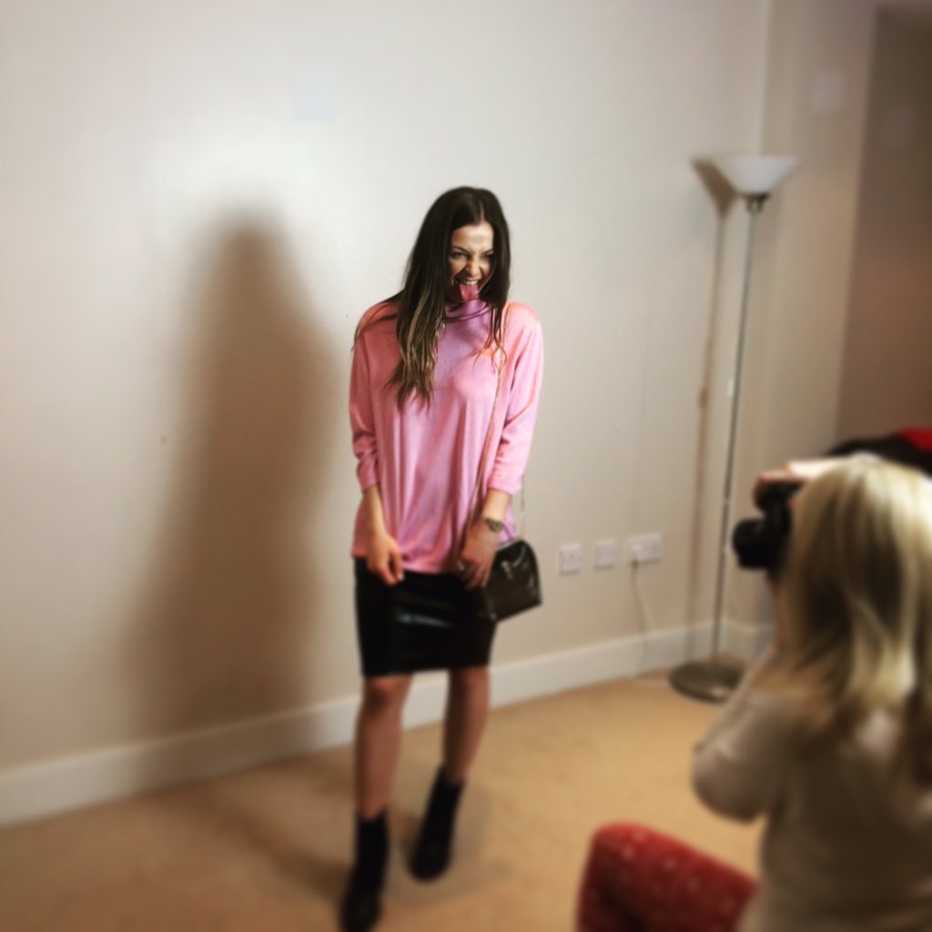 EllsandHers's tweet photo. Our Monday is better than yours! 💗🙋🏼 shooting for some our Christmas collection @ASOSMarketplace #photoshoot https://t.co/Z5mLykDM4r