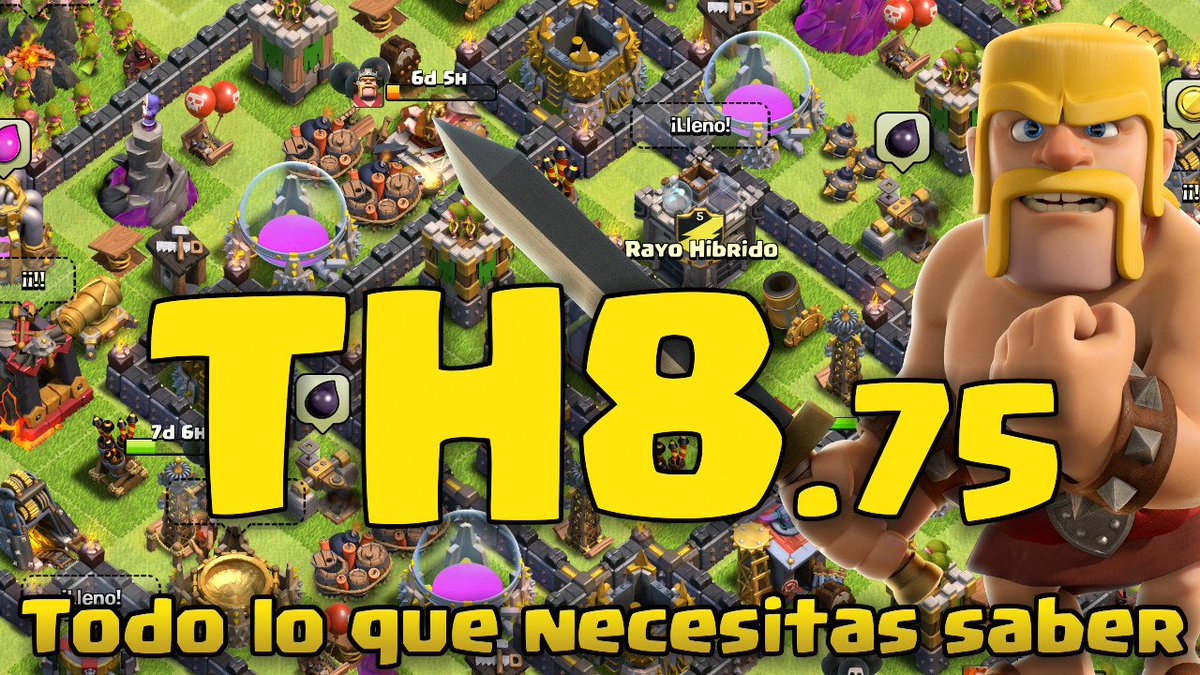 clashconmiguel's tweet photo. TH8.75... el primo chetado del TH8.5 explicado! ( Te va a hacer falta con lo que viene... ) https://t.co/C2jYfeNrZK https://t.co/H6Idy2cKtn