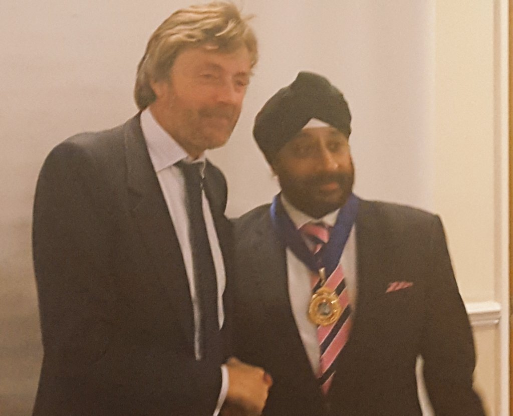 EddieCrouch's tweet photo. Dave Cottam hands over the reigns to Kanny Ratra new President of Central Counties @TheBDA https://t.co/MBDI2i1Ee3