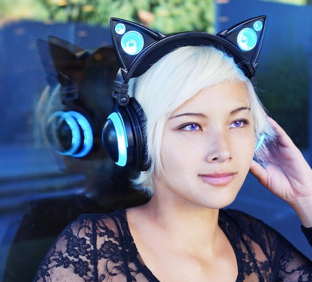 RealKrisAbel's tweet photo. Yes, they do exist. Cat Ear Headphones. Tmrw on #turntabletues 11:30am @WhatSheSaid167 https://t.co/UPfi3vCogU