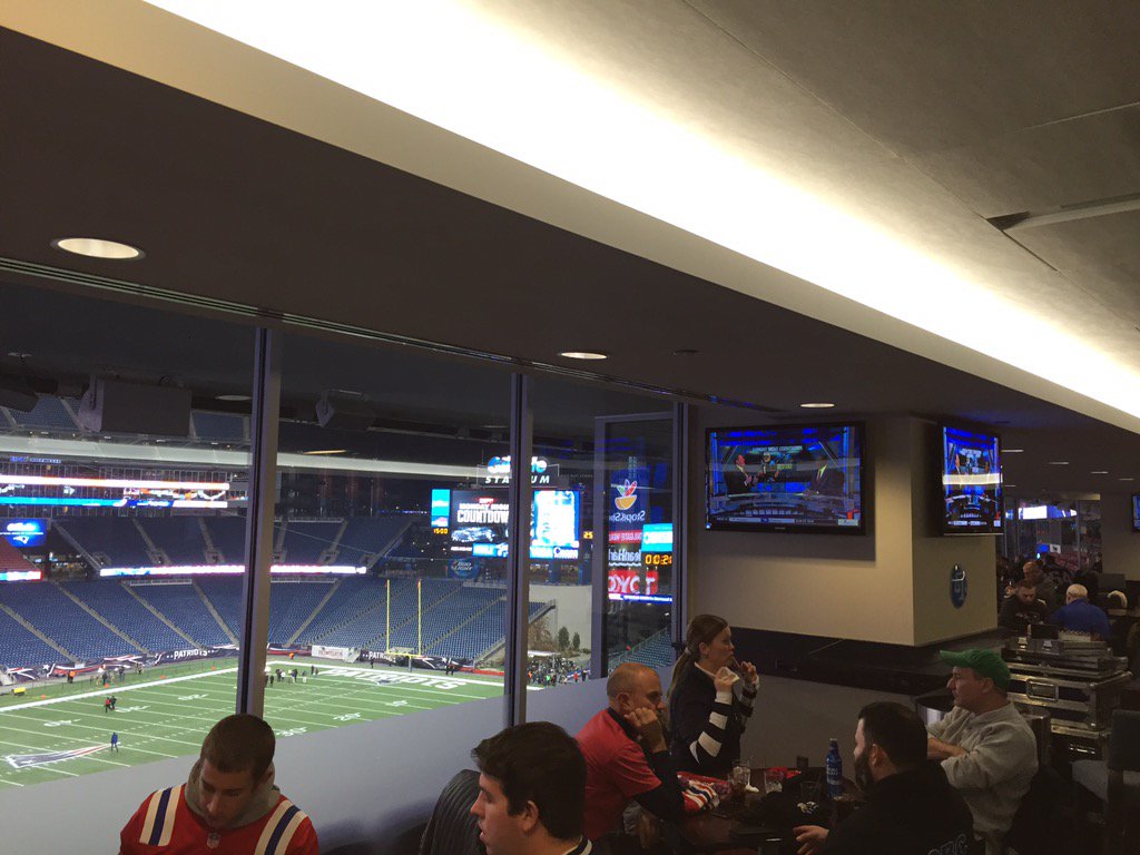 Club seats for #MNF