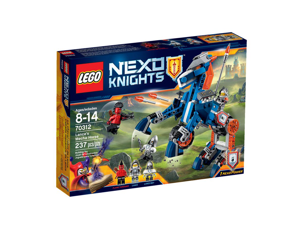 vsbricks's tweet photo. LEGO Nexo Knights Art "Jestro’s Evil Mobile 70316", "Knighton Battle Blaster 70310", "Lance’s Mecha Horse 70312" https://t.co/xBODqLEn7z