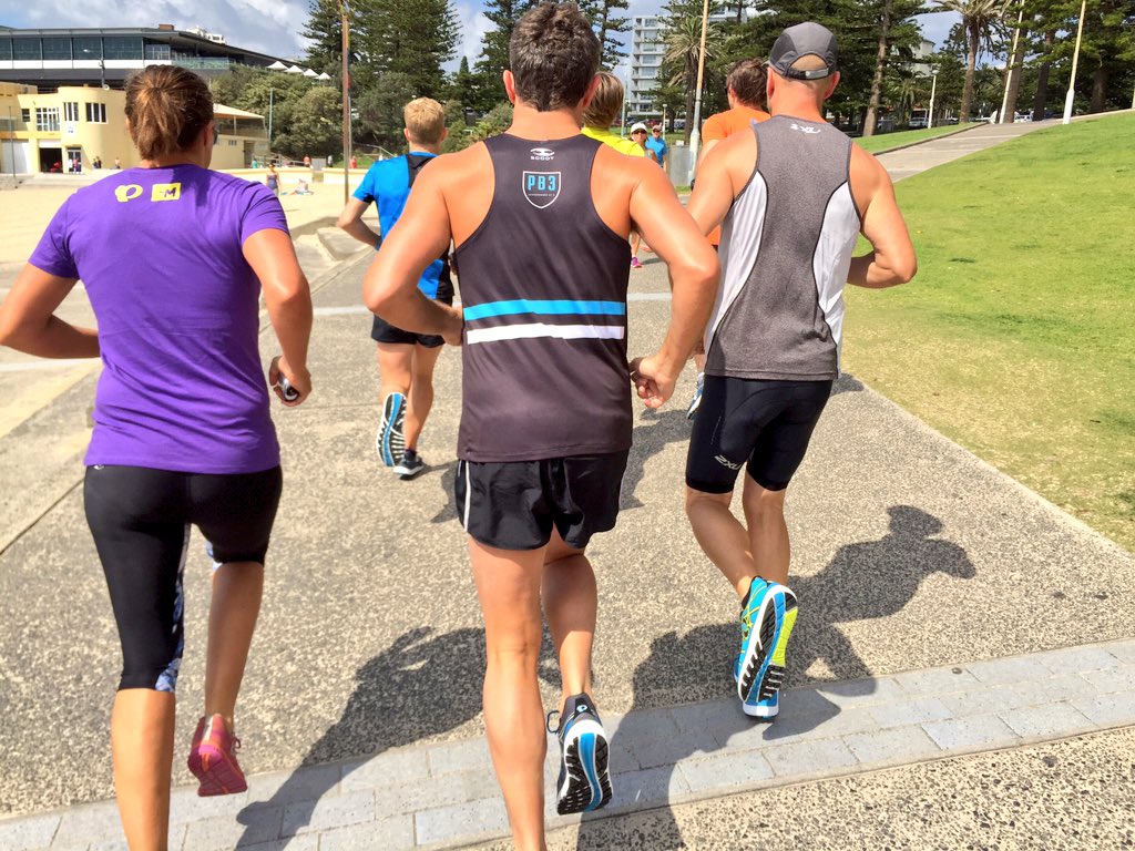 TriathlonZone's tweet photo. Testing out the @pearlizumiAUS 2016 range of running shoes at Cronulla @MatildaRaynolds @pb3tri https://t.co/nBEAgNEbFj