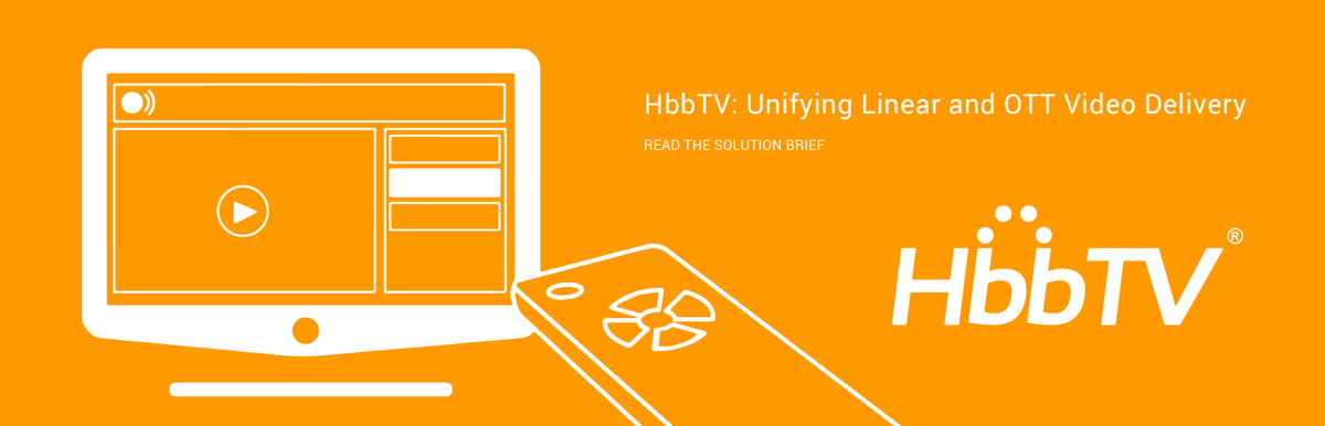 Solution Brief | HbbTV: Unifying Linear and OTT Video Delivery ow.ly/UZSKd