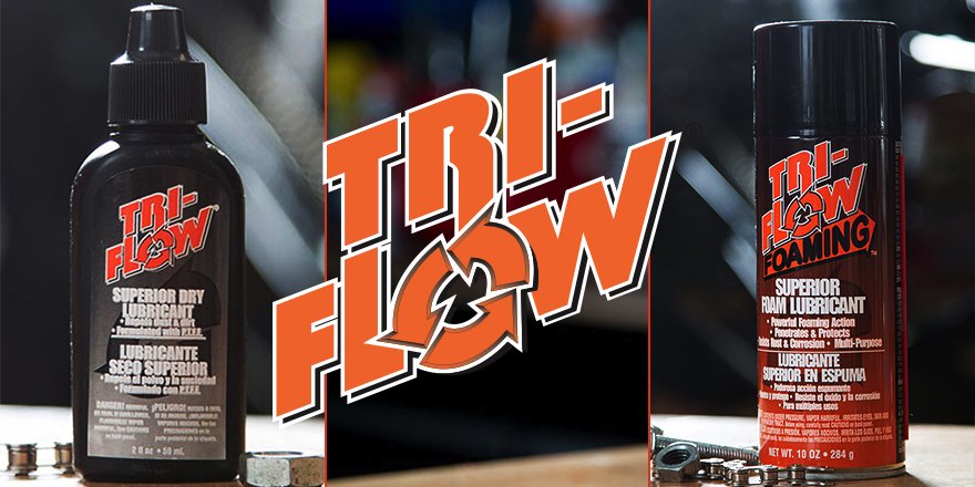 TriFlowLube's tweet photo. Keep your bike moving this winter with Tri-Flow Superior Lubricants. Learn more: https://t.co/F3LpptJZ47 https://t.co/EMwi2P93Tf